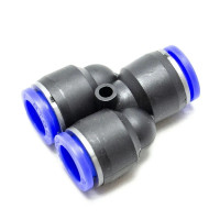 Трійник пластиковий Y-подібний Ø 10 мм